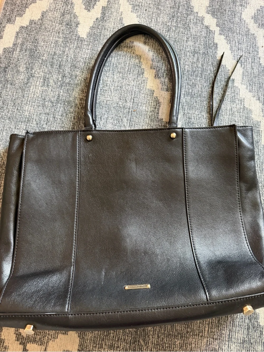 Rebecca Minkoff leather tote/laptop bag